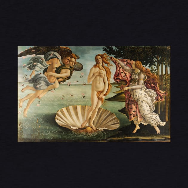 The Birth Of Venus Gifts - Sandro Botticelli Classical Masterpiece Painting Gift Ideas for Art Lovers of Classic Artwork by merkraht